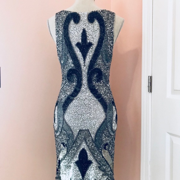 Unique Sequin Gatsby New Years Dress - Picture 2 of 4